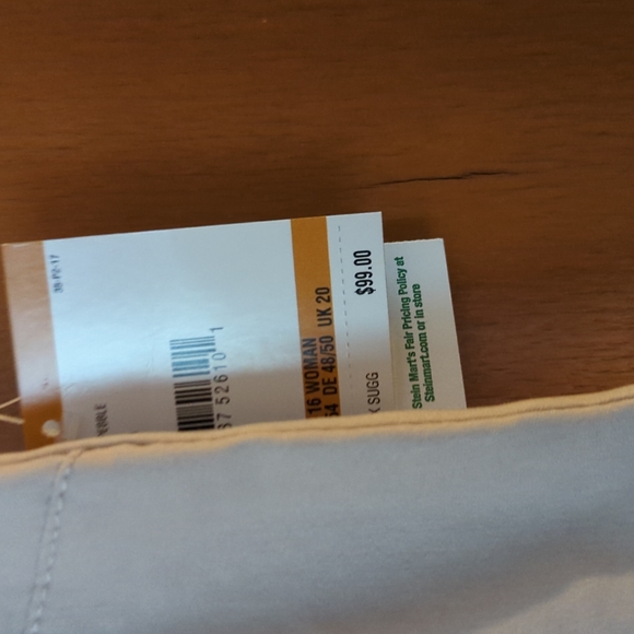 Kasper pant NWT Khaki Lots Of Stretch Casual Or Dressy 16W - Picture 4 of 8